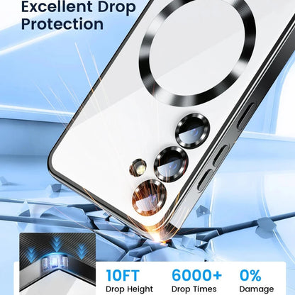 Plating For Magsafe Magnetic Case For Samsung Galaxy S26 S25 FE S24 S23 Ultra A56 A36 A26 A55 A54 A17 A07 A16 A35 A15 Cover
