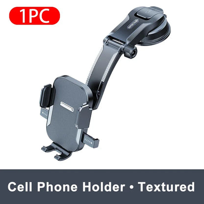 BLALION Car Phone Holder Stand Dashboard Mount 360° Rotatable Gravity Smartphone Holder With Extension Rod Bracket GPS Support