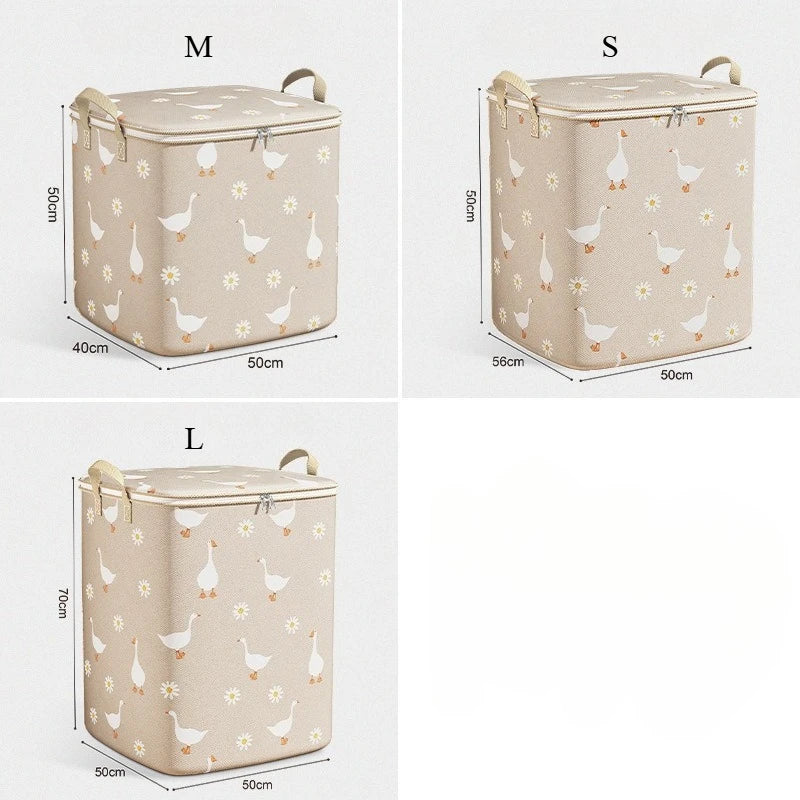 Quilt Storage Bag Home Wardrobe Large Capacity Clothes Quilt Organizing Bag Clothing Moving Waterproof Moisture-proof