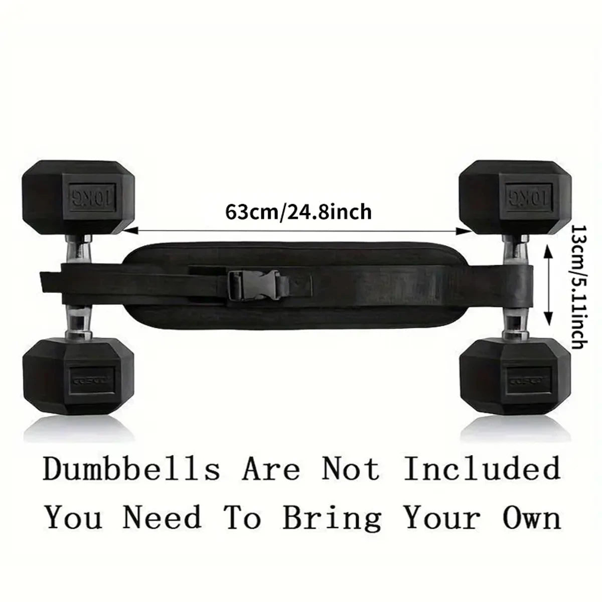 Adjustable Weighted Hip Bridge Belt for Home Gym