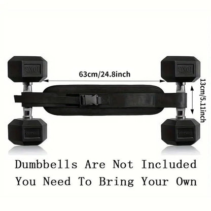 Adjustable Weighted Hip Bridge Belt for Home Gym