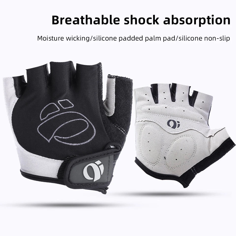 Half Finger Cycling Gloves — Anti-Slip, Breathable, Shock Absorbing