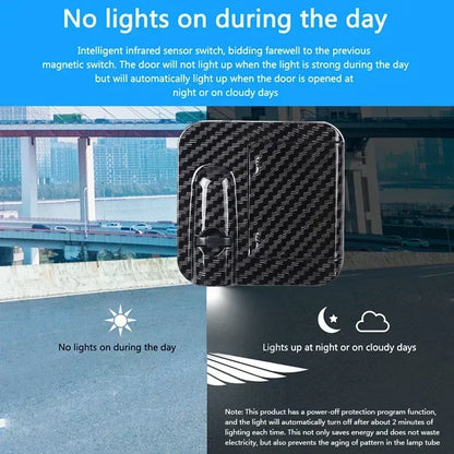 Wireless HD Laser Car Door Projector - 2/4pcs, Auto Accessory, No Wiring Required, Battery-Powered,  for Easy Night Entry