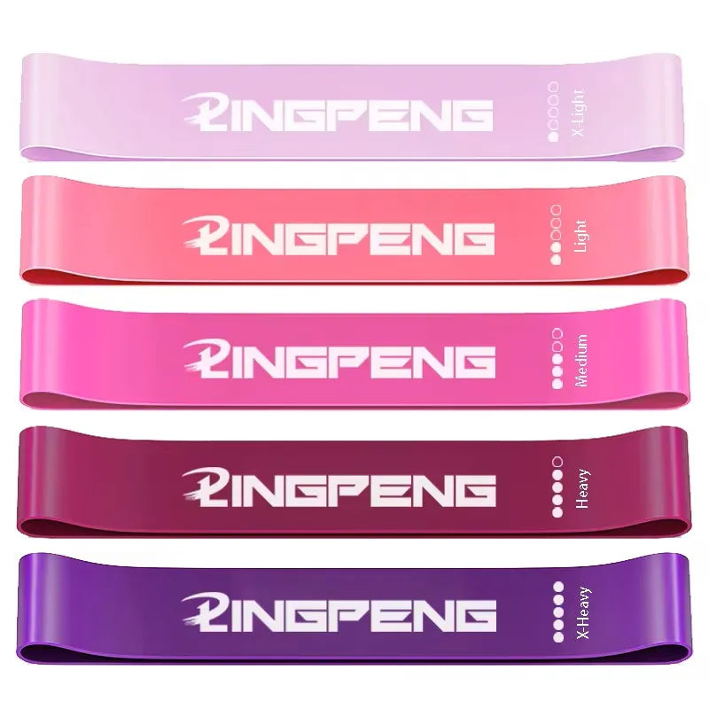 Latex Resistance Bands Set for Fitness and Yoga