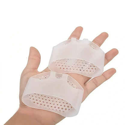 2PCS Silicone Gel Insoles Toe Separator Thumb Valgus Orthopaedic Foot Protector Bunion Adjuster Hallux Guard Feet Care Cushion