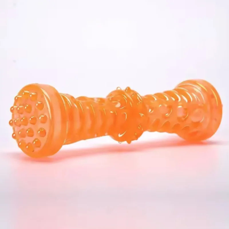 Dog Teething Toy Chew Stick Bite Resistant Fun Leak Proof Food Toy Pet Teether Cleaner Stick