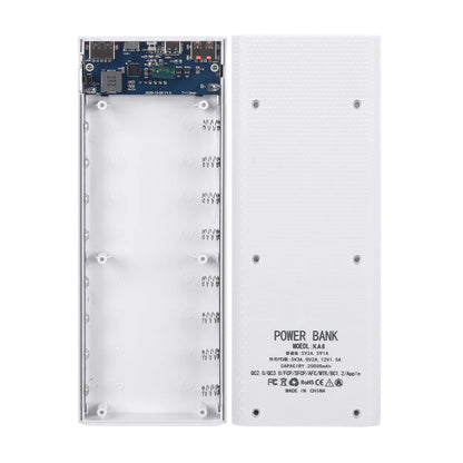 25W Battery Charge Storage Box Dual USB Micro Type C 18650 Power Bank Shell PD QC3.0 Quick Charge For Smartphone Without Battery