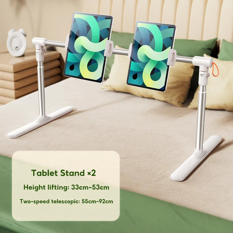 Tablet Stand Bed Phone Holder Bedside Lazy Bracket Lying Down Watching Drama Desktop Liftable Telescopic Folding Support