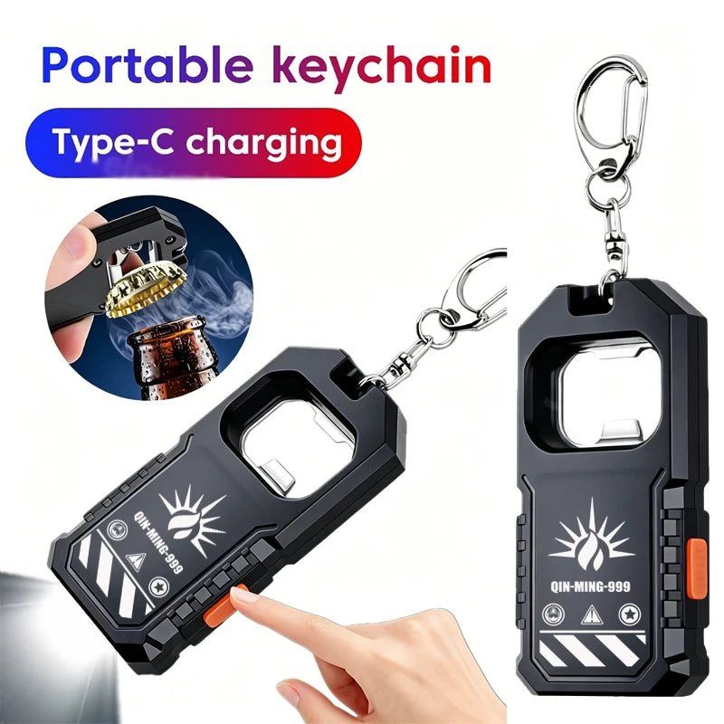 Mini COB LED Flashlight USB C Rechargeable Powerful Work Light  with Clip Magnet Waterproof EDC Camping Walking Pocket Lamp