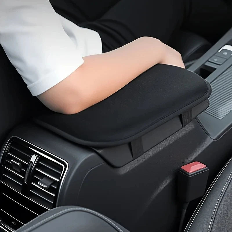 Car Armrest Pad Plush Heightening Pad for Central Console 1pc for Vehicles for Car Interior Armrest Cover