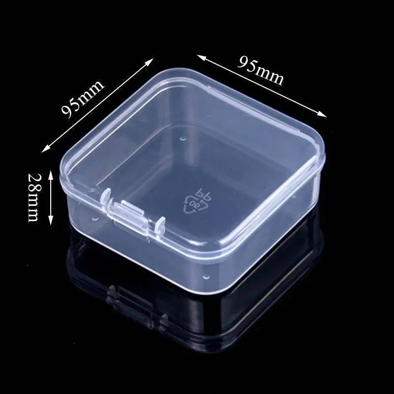 Mini Plastic Rectangular Box – Translucent, Dustproof Jewelry & Small Item Storage Container