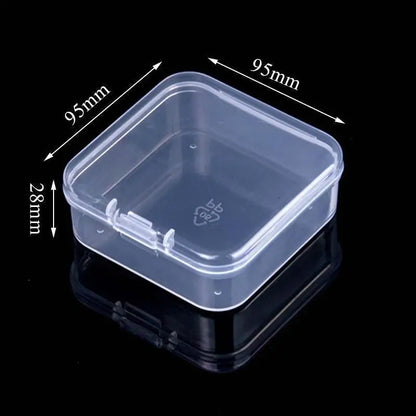 Mini Plastic Rectangular Box – Translucent, Dustproof Jewelry & Small Item Storage Container