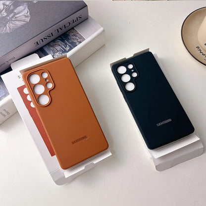 Original Liquid Silicone Solid Color Phone Case For Samsung Galaxy S26 S25 S24 S23 S22 Ultra S24 Plus FE Case With Official Box