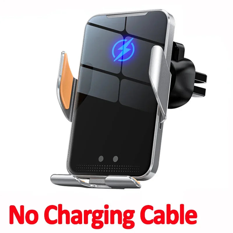 Car Wireless Charger Magnetic Auto Car Mount Phone Holder For iPhone 14 13 12 Samsung Infrared Induction  Fast Charging
