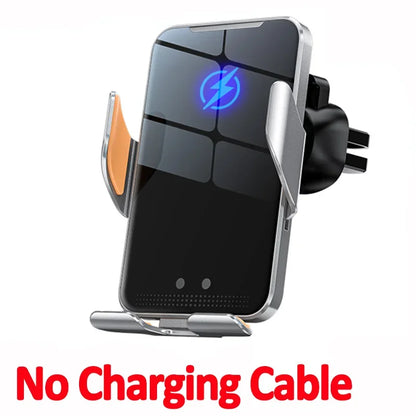 Car Wireless Charger Magnetic Auto Car Mount Phone Holder For iPhone 14 13 12 Samsung Infrared Induction  Fast Charging