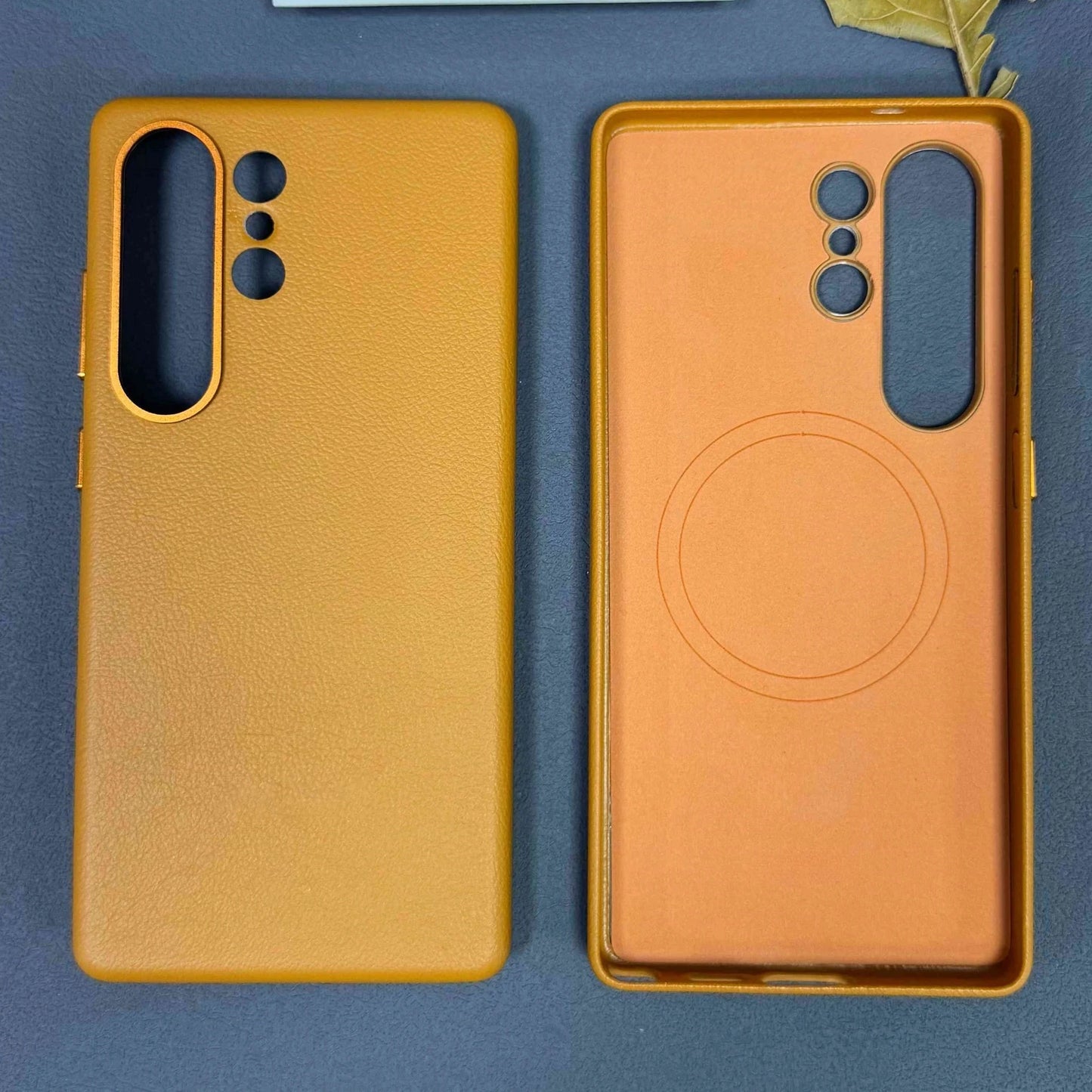 High Quality Drop Proof Leather Phone Case For Samsung Galaxy S25 Ultra Invisible Strong Magnetic Charging Protect Cover Fundas