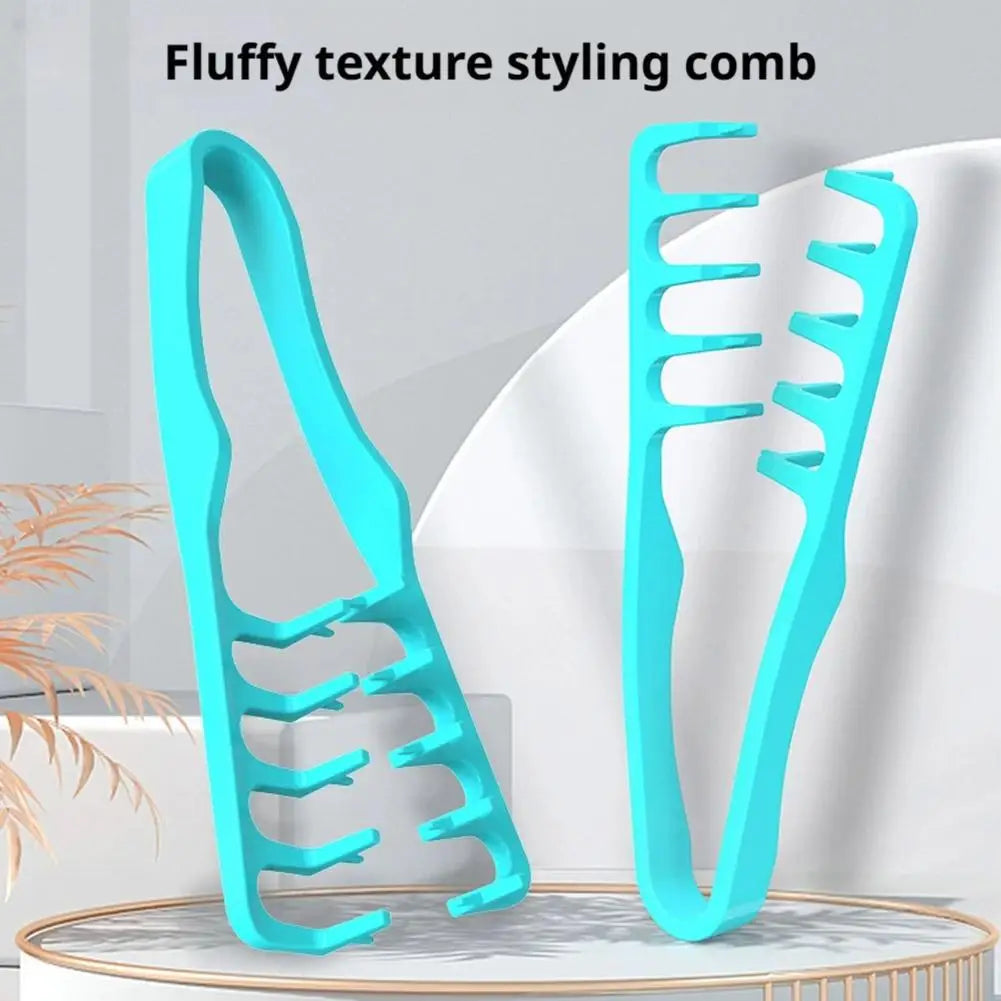 1/2/5PCS Wide-Tooth Hair Styling Comb Volumizing Fluffy Textured Styling Comb Korea Style Hair Root Top Fluffy Hairdressing Tool