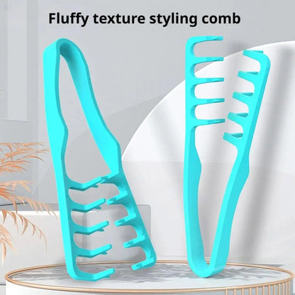 1/2/5PCS Wide-Tooth Hair Styling Comb Volumizing Fluffy Textured Styling Comb Korea Style Hair Root Top Fluffy Hairdressing Tool