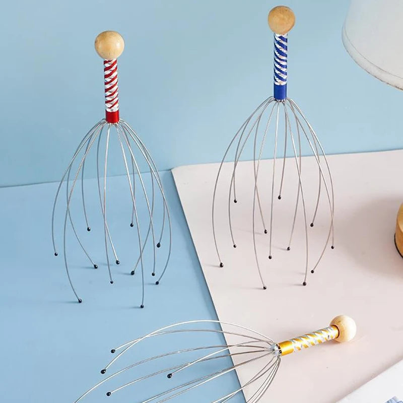 Octopus Scalp Massager – Stainless Steel Head Relaxer