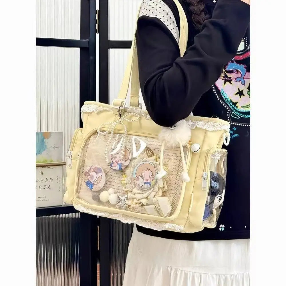 Ballet Girl Large Appetite Itabag Japanese Two-Dimension Single Shoulder Crossbody Bag Gift For Friends Women'S Handbag