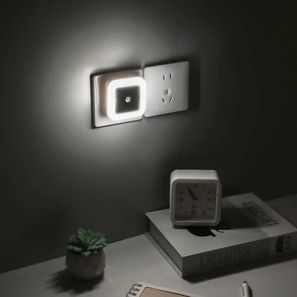 4pcs Night Lights, LED Night Light Lamp with Auto Dusk to Dawn Sensor, Nightlights for Hallway, Bedroom, Kitchen, Stairway