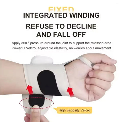 Electric Hand Massager EMS Microcurrent Cordless Wristband 10 Mode Vibration Massage 29 Level Wrist Massager Wrist Support Brace