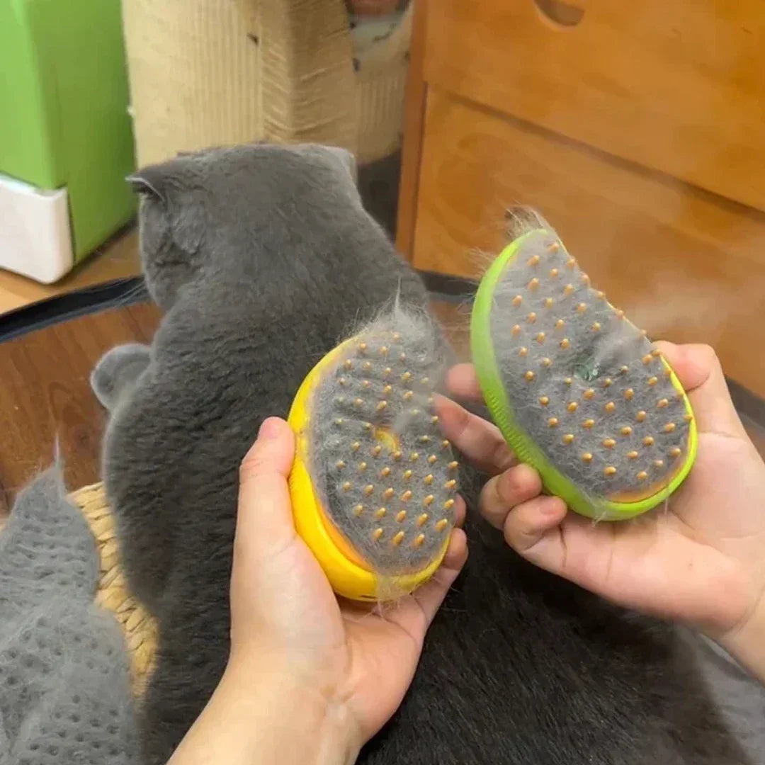 3-in-1 Electric Steam Brush for Cats and Dogs