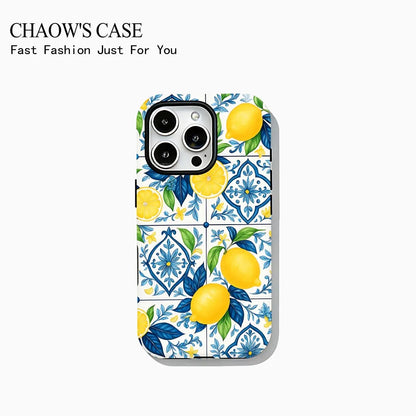 Tropical Fruit iPhone Case – Double-Layer Back Cover