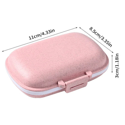 Portable Small Medicine Box Three Meals a Day Sealed Moisture-proof Seven Days a Week Carry-on Drugs Drug Sub-packaging Storage