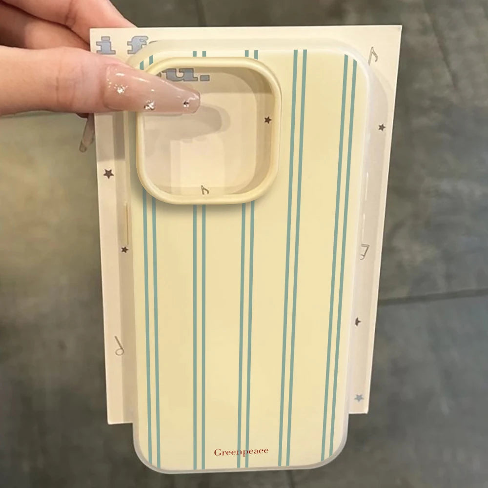 Candy Stripe iPhone Case — Colorful Shockproof Cover