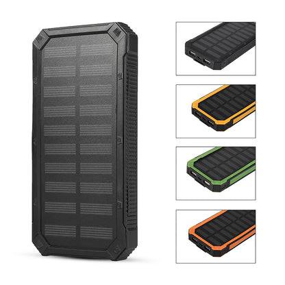 New Portable 20000mAh Fast Charging Dual USB Polar Power Bank Case DIY Kit Solar Power Bank Case Power Bank