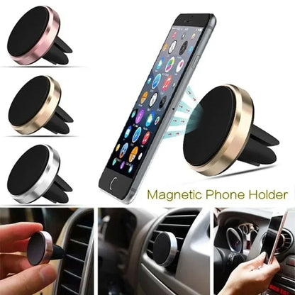 Magnetic Mobile Phone Air Vent Mount Holder in Car Universal Car Phone Holder Smartphone Stand Magnet Holder For iPhone Samsung