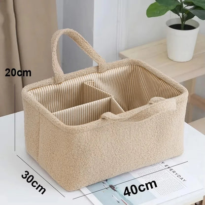 Travel Portable Mommy Bag Diaper Bag Feeding Bottle Storage Handbag Multifunctional Baby Products Organizer Basket