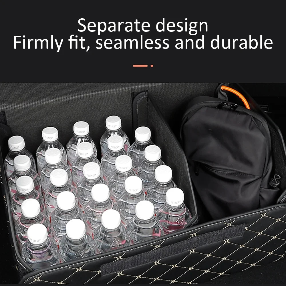 Multipurpose Collapsible Car Trunk Storage Organizer With Lid Portable Car Storage Bag Car Trunk Organizer