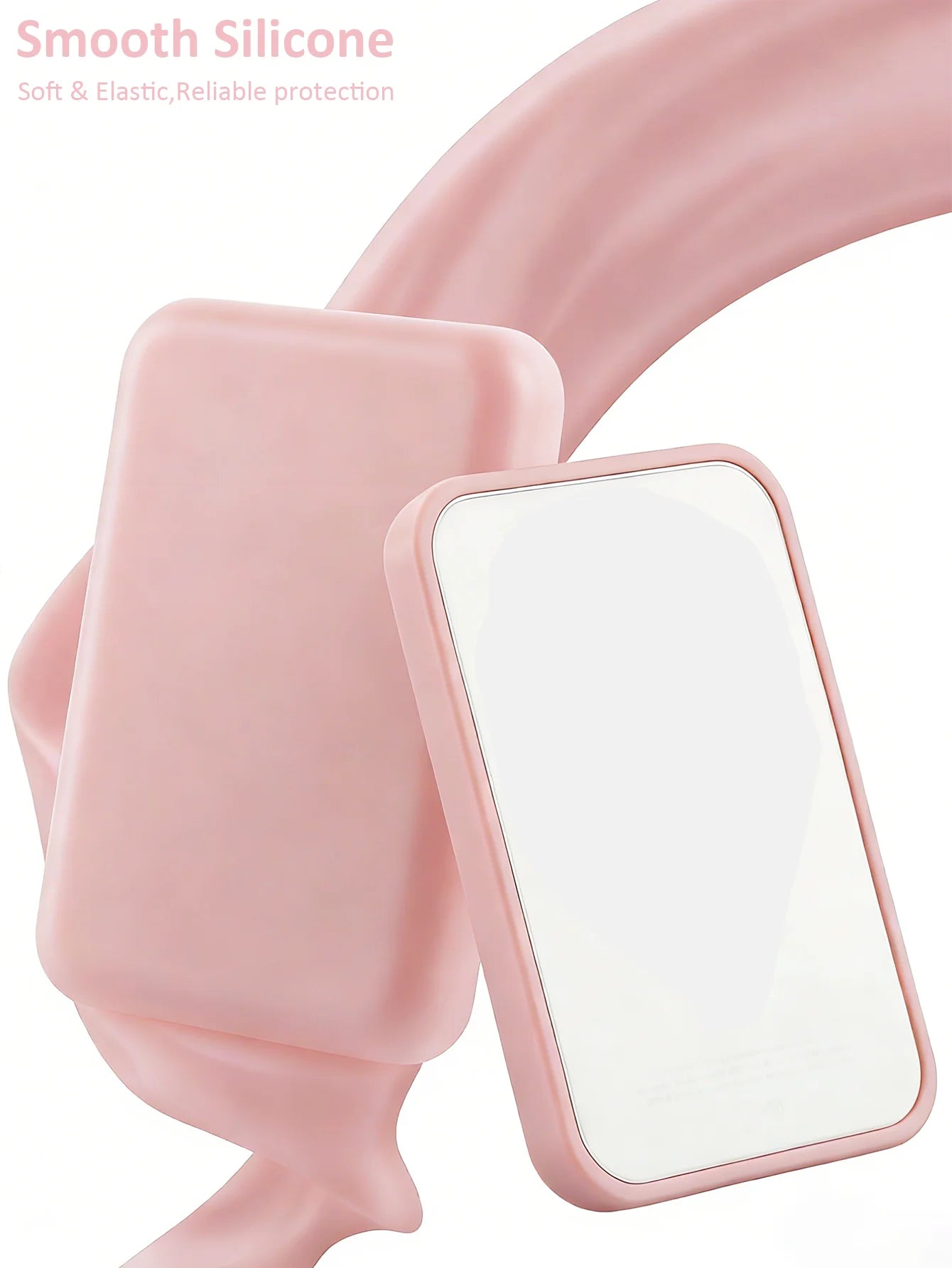 1 Pink TPU Charging Case Protector, Compatible with Apple's Original MagSafe Wireless Power Bank