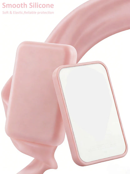 1 Pink TPU Charging Case Protector, Compatible with Apple's Original MagSafe Wireless Power Bank