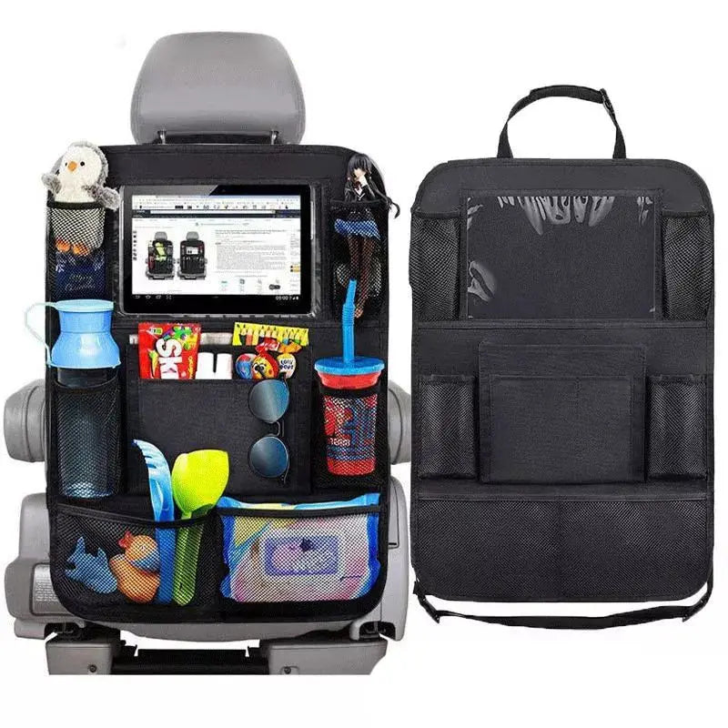 Car Backseat Organizer with Tablet Holder & Seat Protector