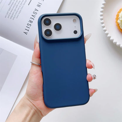 Matte Candy Color Phone Case for iPhone 17 Air 16 16E 15 Pro Max Liquid Silicone Shockproof Protection Skin Feeling Solid Cover