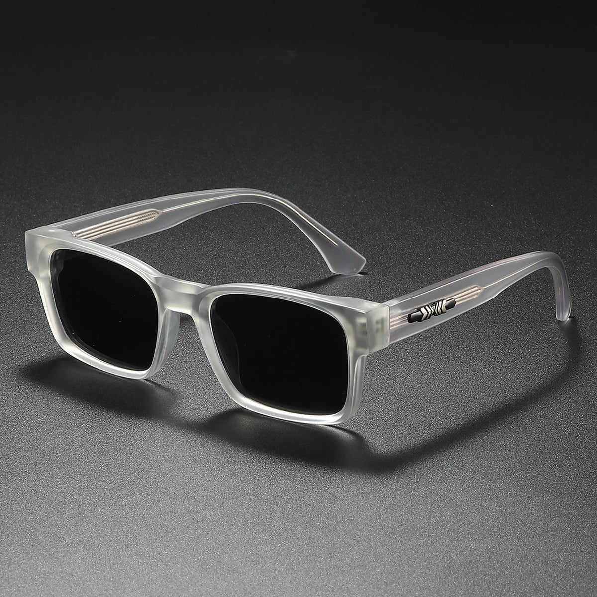 Quality Square Polarized Sunglasses Men Metal Core UV400 Unisex Sun Glasses Travel Hiking Beach Fishing Eyewear