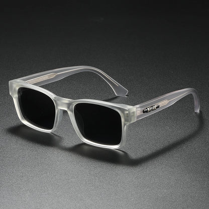 Quality Square Polarized Sunglasses Men Metal Core UV400 Unisex Sun Glasses Travel Hiking Beach Fishing Eyewear