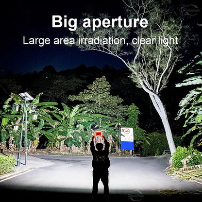 Portable Solar Lantern LED Tent Light Rechargeable Lantern Emergency Night Market Light Outdoor Camping Bulb Lamp Searchlight