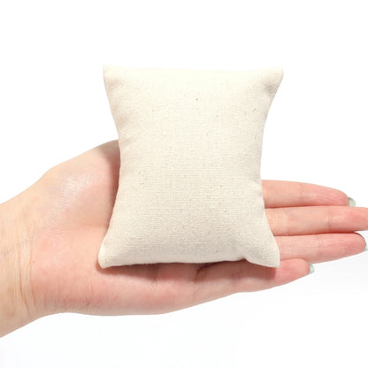 Jewelry Pillow Stand Velvet PU Leather Holder Organizer – Bracelet, Bangle, Anklet & Watch Display Photography Prop