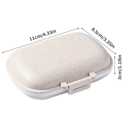 Portable Small Medicine Box Three Meals a Day Sealed Moisture-proof Seven Days a Week Carry-on Drugs Drug Sub-packaging Storage