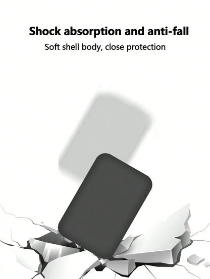 1Pcs Black TPU Charging Case Protector, Compatible With Apple's Original MagSafe Wireless Power Bank