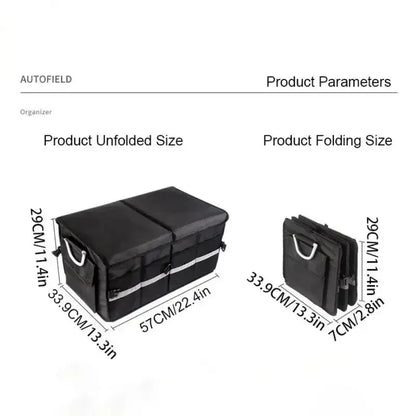 Big Capacity Car Storage Box Car Trunk Organizer Eco-Friendly Super Durable Collapsible Cargo Storage Tool Auto Trucks Trunk Box