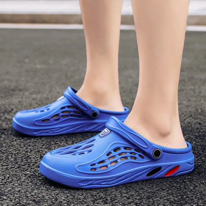 Plus Size 47 48 49 Men Summer Clogs Sandals EVA Slippers Men and Women Garden Shoes Beach Sandals Couple's Outdoor House Slides