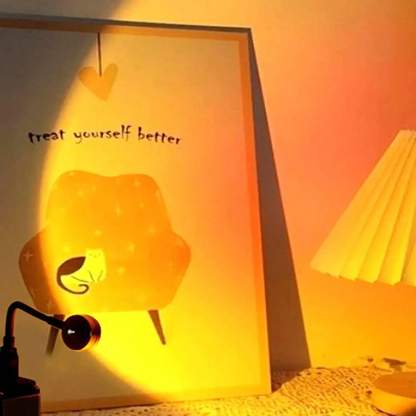 USB Sunset Ambiance Light – Warm Atmosphere Table Lamp