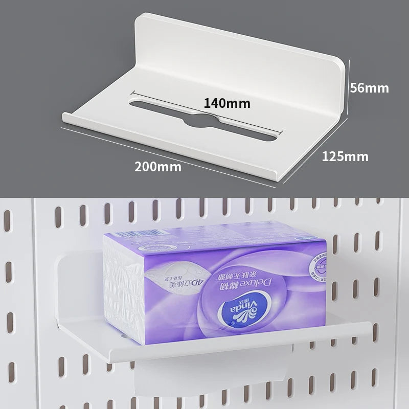 Neat Plastic Pegboard  Desk Organizer with Multiple Accessories for Home Office, Craft Room and Garage Display