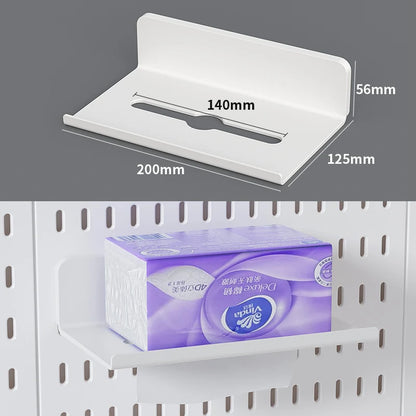Neat Plastic Pegboard  Desk Organizer with Multiple Accessories for Home Office, Craft Room and Garage Display