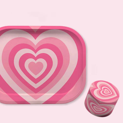 1/2 Pieces Pink Burn Book Grinder and Rolling Tray